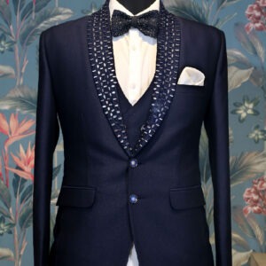 Dark Midnight Blue Suit