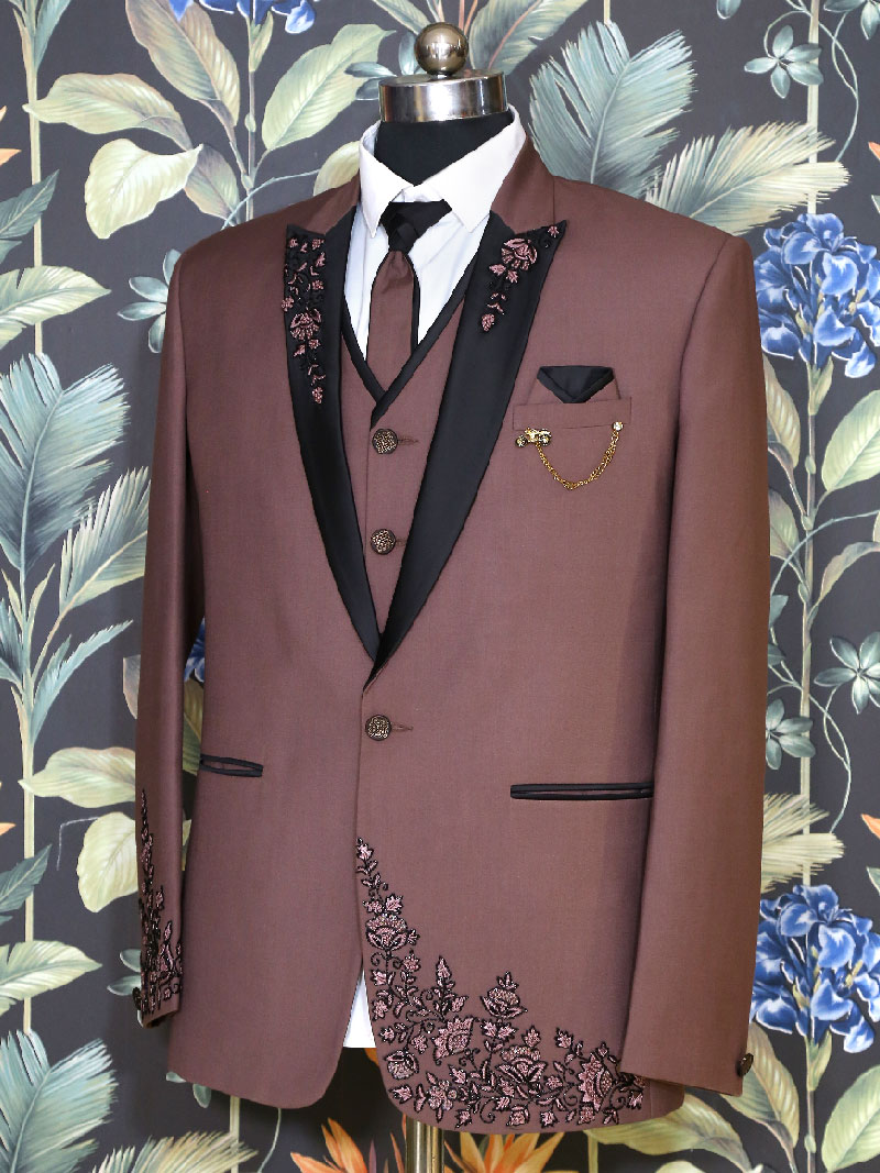 MBR-PWS-018-3 Onion Shade Designer Suit