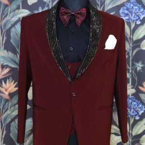 Dark Rust 5 Piece Suit