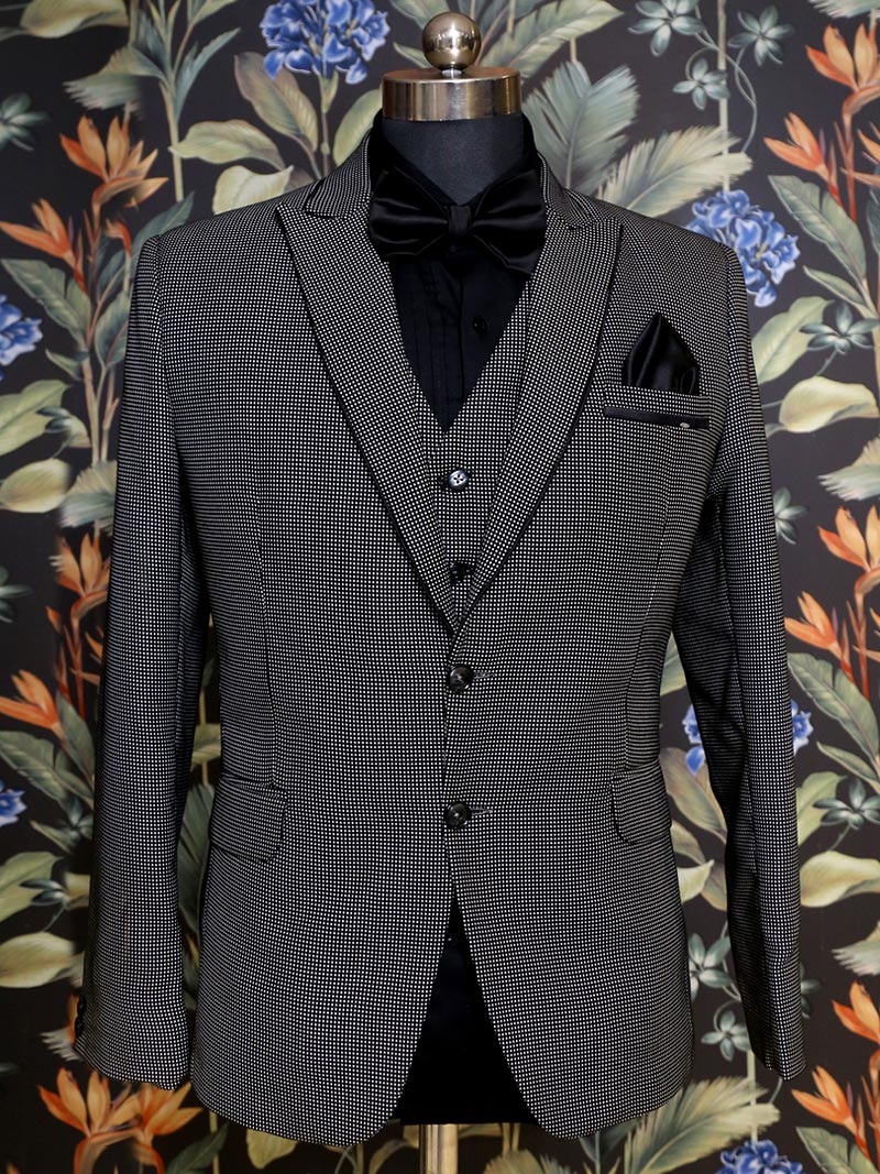 Tweed Fabric Designer Suit