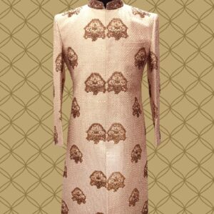 Jacquard Embroidered Sherwani