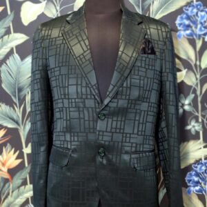 Men Light Mauve Self Single-Breasted Blazer