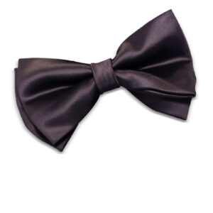 Premium Black Satin Bow tie for Men
