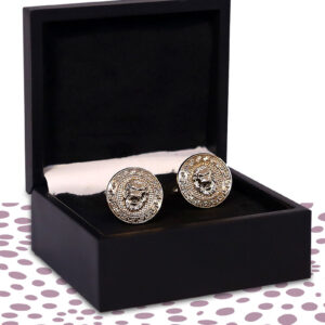 Black Lion Face Cufflinks