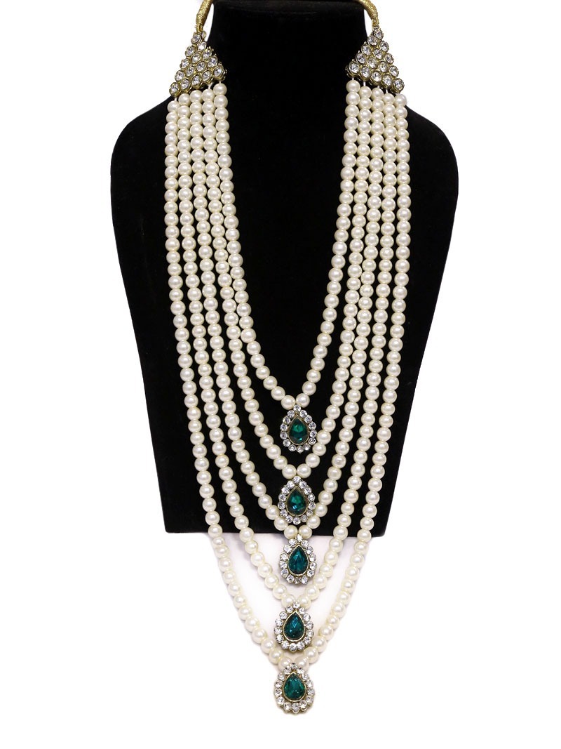 Ivory Pearl Groom Necklace