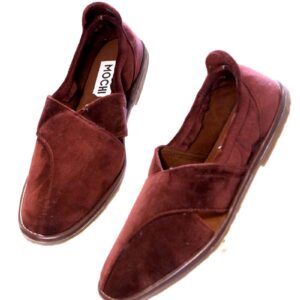 Mochi Maroon Men Shoes