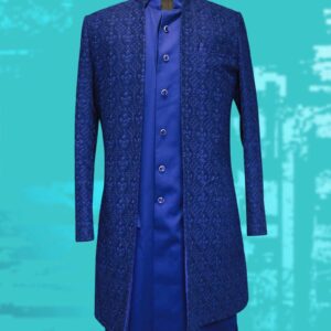 Portrait In Admiral Blue Shrug Set