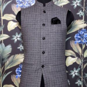 Grey Tweed Waistcoat