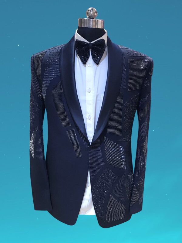Blue Tuxedo Designer Suit