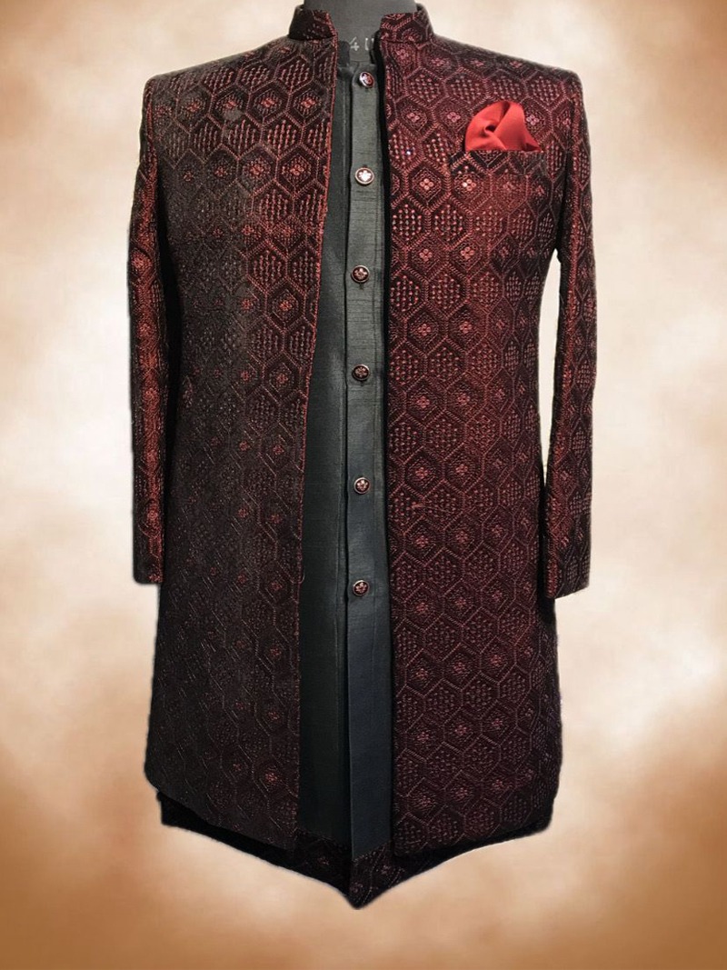 Mehroon Designer Shurg Set